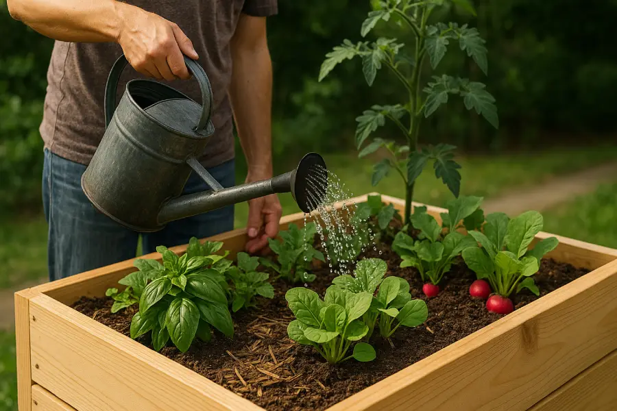 Entretien et arrosage de votre potager